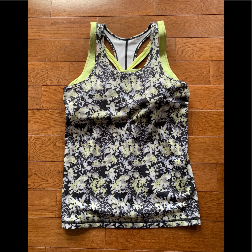 💛LULULEMON INSPIRATION TANK II-CROSSCOURT PETAL - Picture 1 of 16